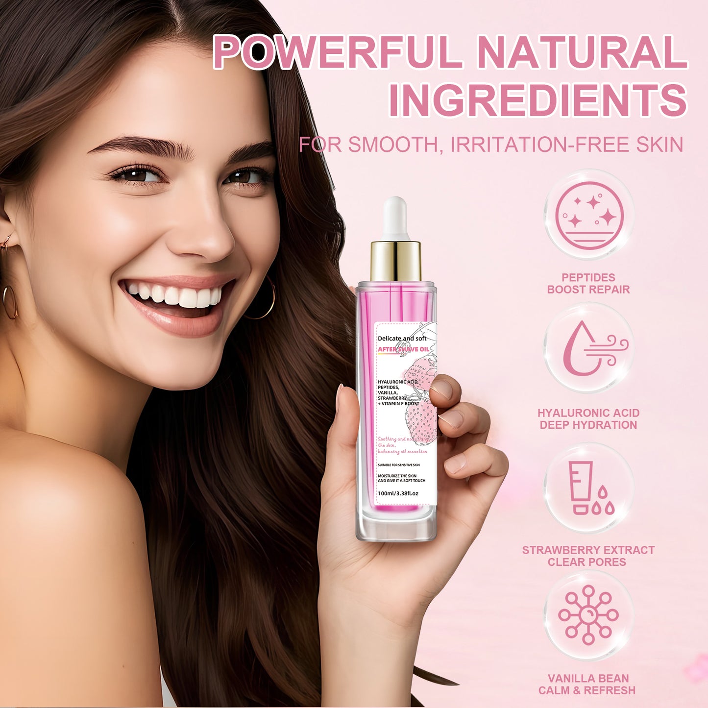 Luxury After Shave Oil for Women & Men | Soft Serve Texture, Soothing & Hydrating Post Shave Treatment to Prevent Ingrown Hair for Smooth, Irritation-Free Skin