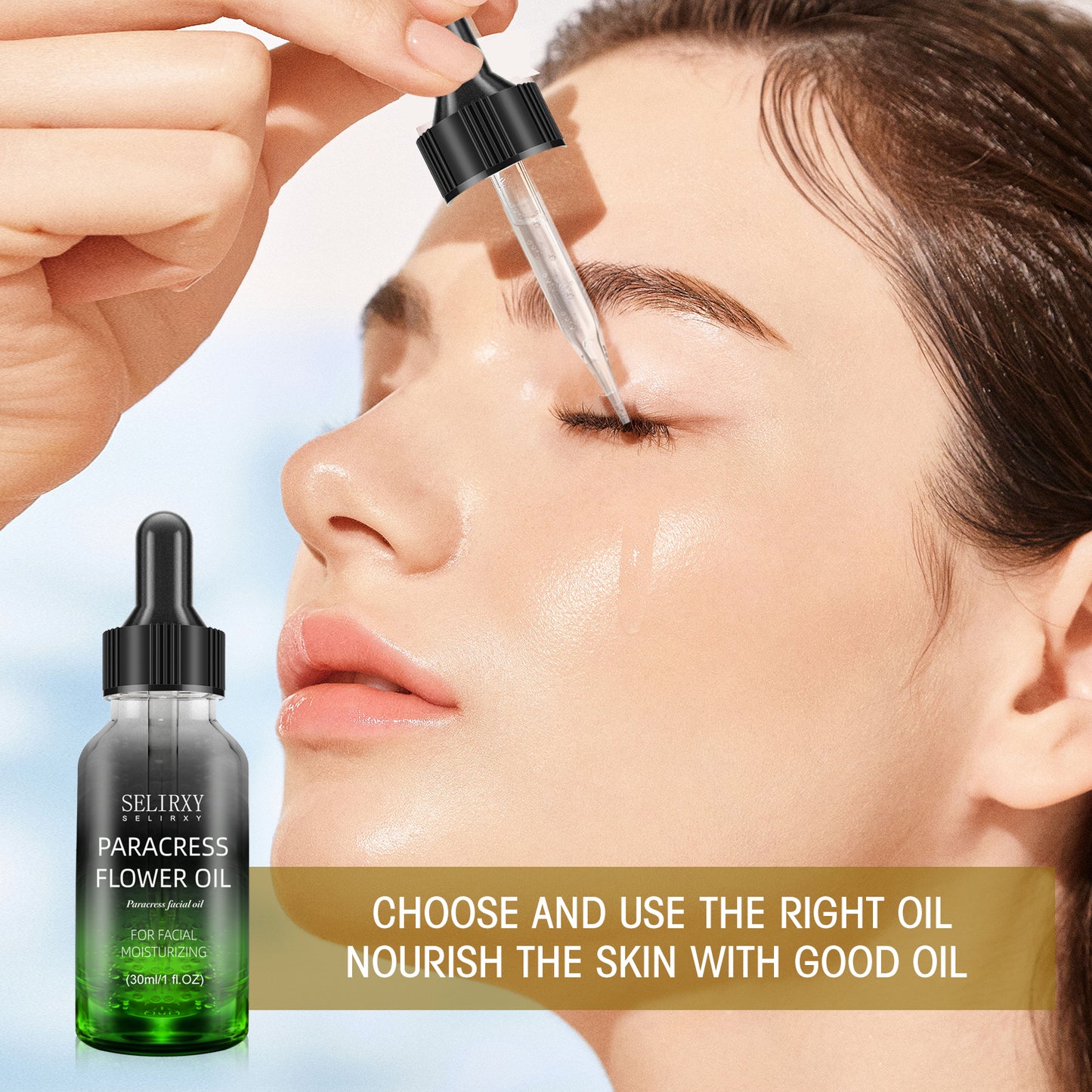 Paracress Facial Oil - 100% Natural Helichrysum Essential Oil for Anti-Aging, Moisturizing, Wrinkle Reduction, & Skin Firming | Face Oil for Women Hydration & Skin Glow | 1 fl. oz