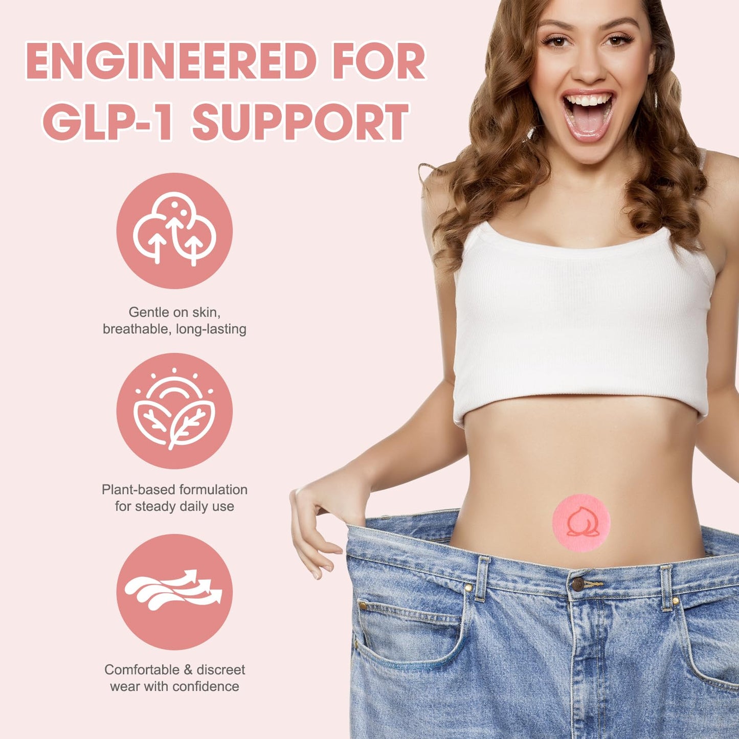 GLP-1+ Patches for Women and Men – 32 Count