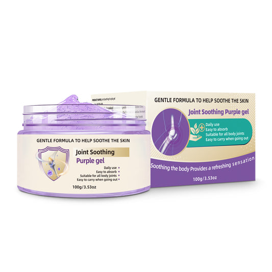 Joint Pain Gel Purple Gel Moisturizing Cream for Knees, Neck, Feet, Hand Whole Body