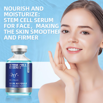 1fl.oz Stem Cell Serum, Face Serum for Firm and Hydrate Light Beige, Deeply Nourish Light Beige, Suitable for All Types Light Beige
