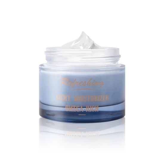 Midnight Recovery Omega Botanical Night Cream, Anti-Wrinkle Face Moisturizer with Omega 3, Omega 6, Vitamin C & Hyaluronic Acid, Plumps & Replenishes Skin Barrier – 1.7 fl oz