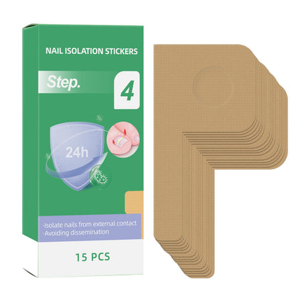 Multi Purpose Nail Repair Patch, 15 Nail Stickers, Used for nail Dust Prevention, Preventing Fungal Infections, and Maintaining Healthy nail Appearance