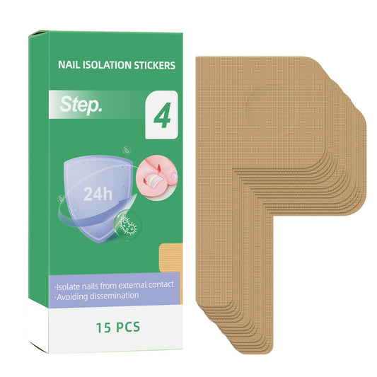 Multi Purpose Nail Repair Patch, 15 Nail Stickers, Used for nail Dust Prevention, Preventing Fungal Infections, and Maintaining Healthy nail Appearance
