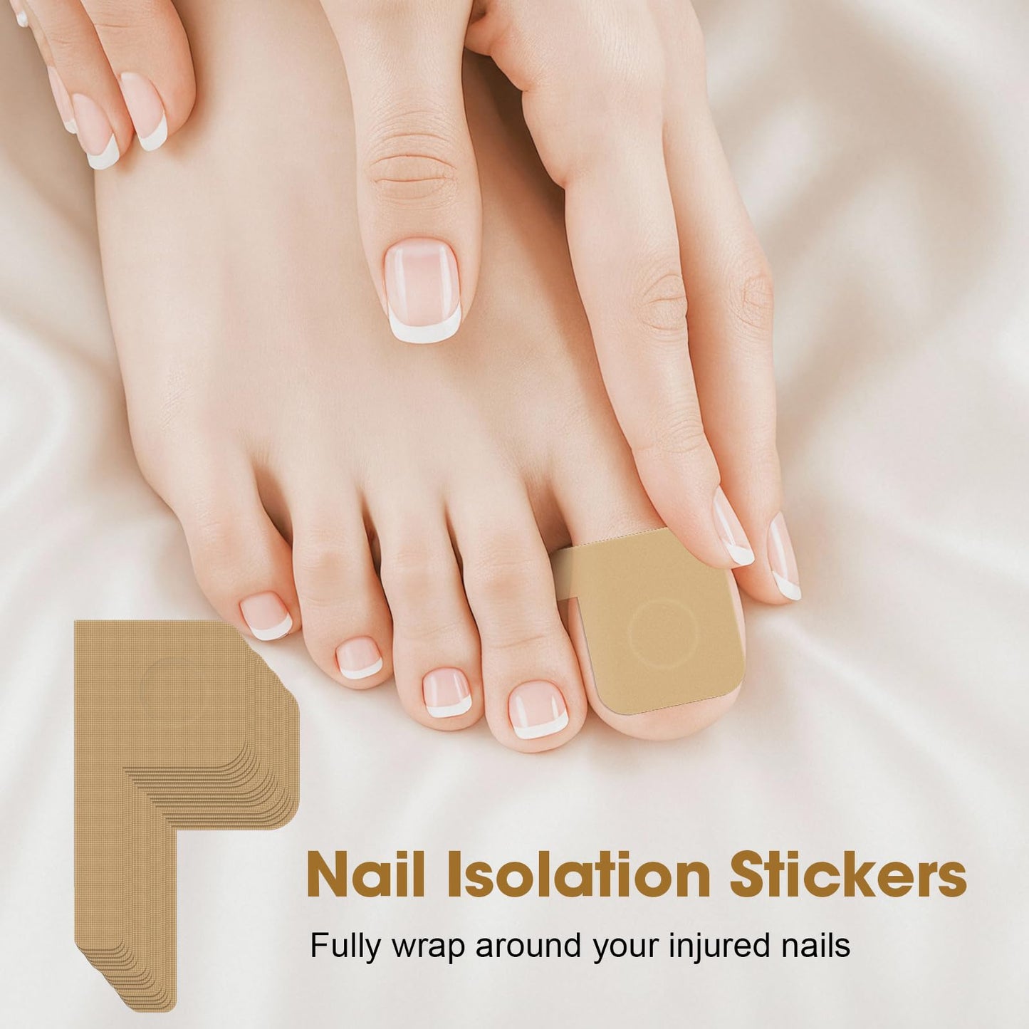 Multi Purpose Nail Repair Patch, 15 Nail Stickers, Used for nail Dust Prevention, Preventing Fungal Infections, and Maintaining Healthy nail Appearance