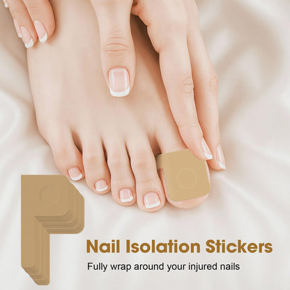 Multi Purpose Nail Repair Patch, 15 Nail Stickers, Used for nail Dust Prevention, Preventing Fungal Infections, and Maintaining Healthy nail Appearance