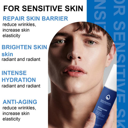 Soothing Night Cream for Sensitive Skin, Hydrating Moisturizer with Glycerin, Squalane, Shea Butter & Vitamin E, Gentle Face Cream for Women & Men, 1.7 Oz