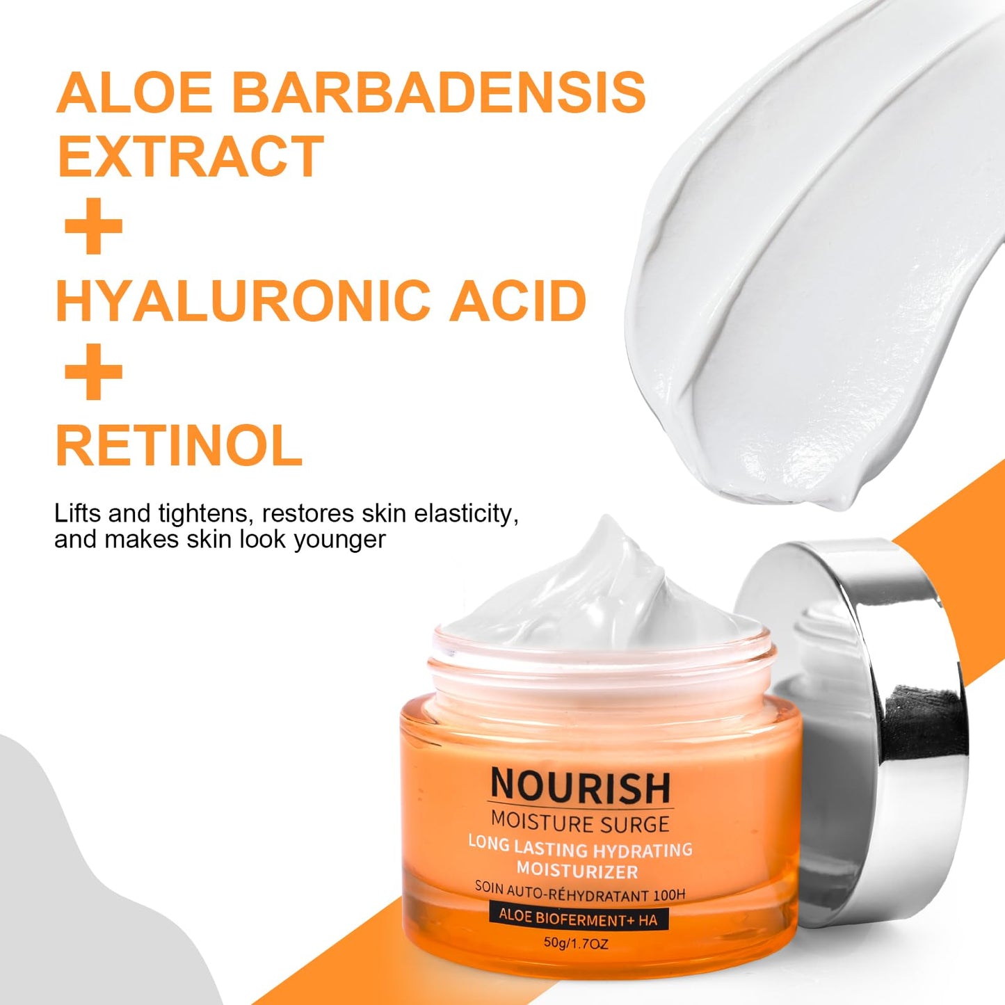 100H Auto-Replenishing Hydrator, Oil-Free Gel-Cream Moisturizer with Hyaluronic Acid, Aloe Bioferment & Vitamins C + E – Lightweight, Instant & Long-Lasting Hydration for All Skin Types